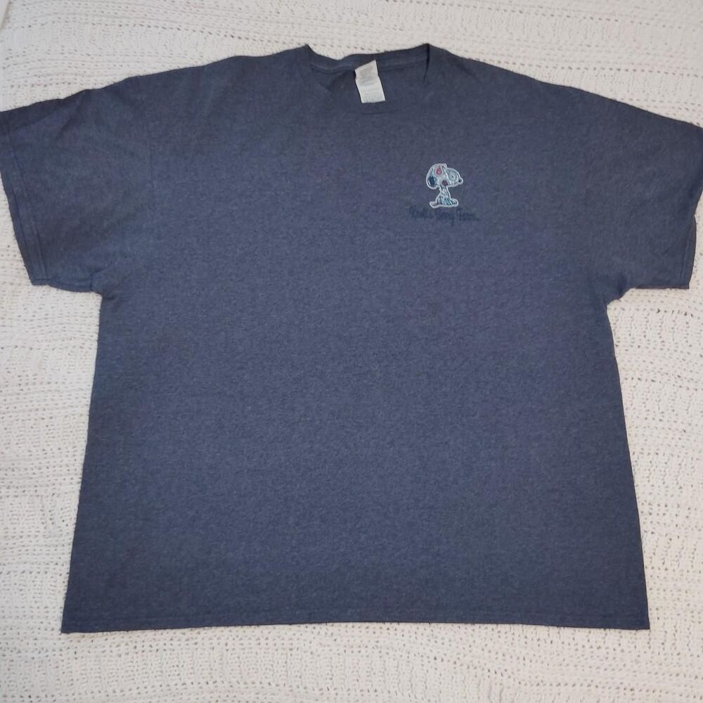 Knott’s Berry Farm Peanuts Snoopy Graphic Grey T-Shirt - Size XXL